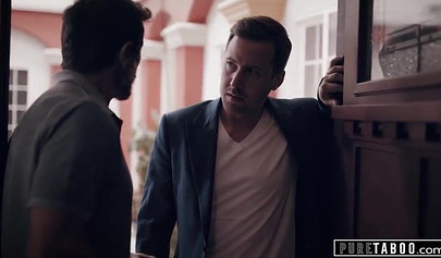 Kinky Russian teen Lana Sharapova takes care of two hard dicks & gets double fucked