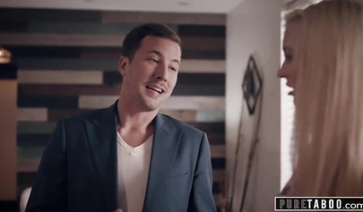 Kinky Russian teen Lana Sharapova takes care of two hard dicks & gets double fucked