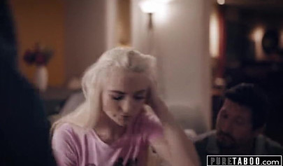 Kinky Russian teen Lana Sharapova takes care of two hard dicks & gets double fucked