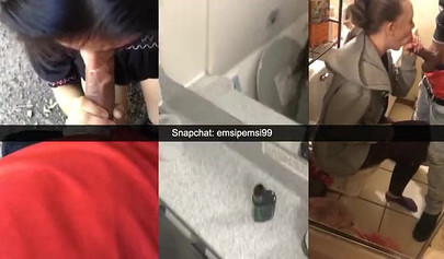 Shameless amateur whores fucking rock hard dick in snapchat compilation
