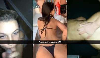 Snapchat sex compilation with the most attractive teen sluts