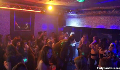 Sinful amateur chicks getting wild and dirty at the party