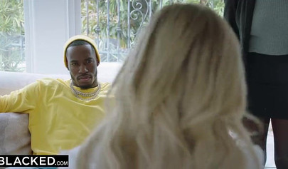 Breathtaking teen Allie Nicole welcomes a black shaft in her hot pussy