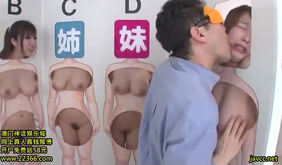 Pervert fucks and creampies delicious Japanese pussies at game show