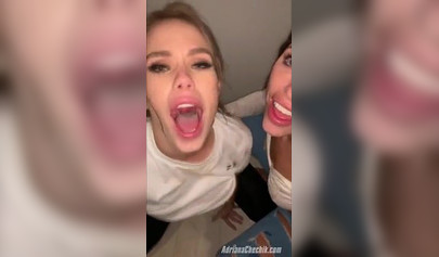 Best teenage girlfriends giving double head and sharing jizz