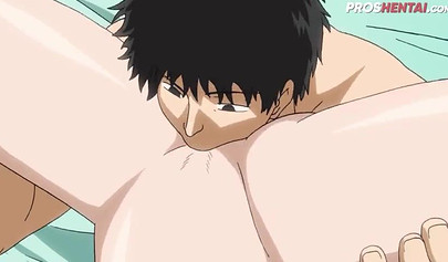 Busty Hentai schoolgirl gets her giant juggs and muff dicked well