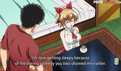 Busty Hentai schoolgirl gets her giant juggs and muff dicked well