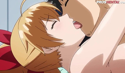 Busty Hentai schoolgirl gets her giant juggs and muff dicked well