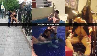 Amateur vixens suck and fuck in ultimate Snapchat sex compilation