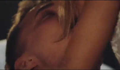 Busty golden haired girlfriend bounces on her boyfriend's throbbing dick