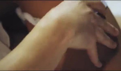 Busty golden haired girlfriend bounces on her boyfriend's throbbing dick