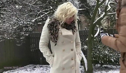 Lesbian nymphomaniacs strip and taste each other's holes