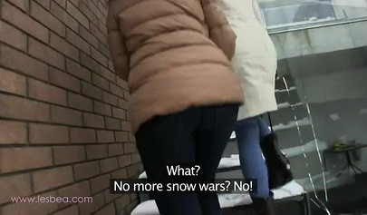 Lesbian nymphomaniacs strip and taste each other's holes