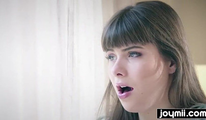 Sexy French teen Luna Rival gets screwed by her landlord