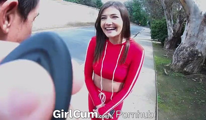 Teen Adrian Rae reaches multiple orgasms while being fucked by her driving instructor