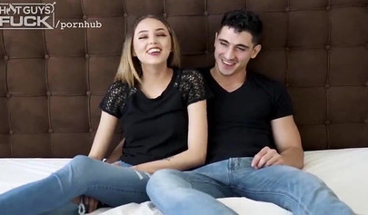 Beautiful babe gets taken by a handsome stallion doggystyle