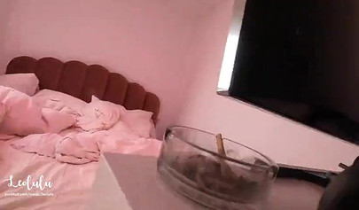 Amateur beauty LeoLulu gets her holes fingered and pussy dicked