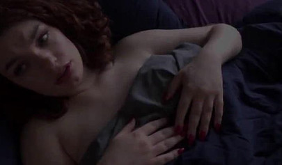 Curvaceous teen in bikini Annabel Redd gets her massive natural tits fucked