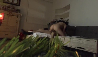 Dirty college babe caught on the hidden camera fucking her boyfriend