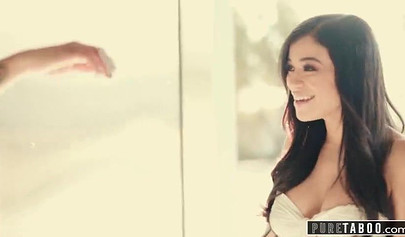 Busty teenage sinner Savannah Sixx gets her cunt drilled hard