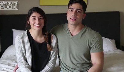 Luscious brunette teen gets pounded hard by a strong Mexican boy