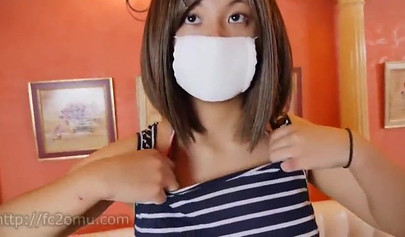 Busty Chinese teen gets her Asian pussy rubbed and boned during quarantine