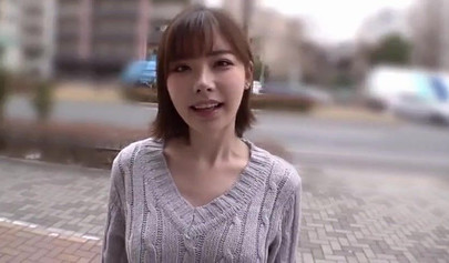 Adorable Japanese teen rides her innocent hairy pussy on a stiff dick