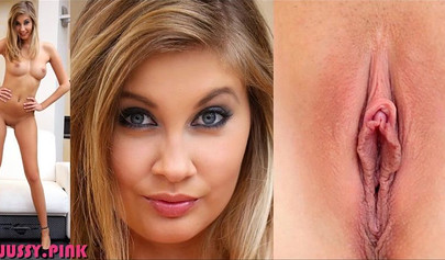 Hot teens show off their pretty faces and pussy lips