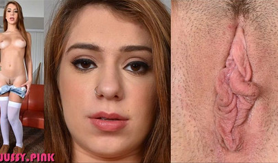 Hot teens show off their pretty faces and pussy lips