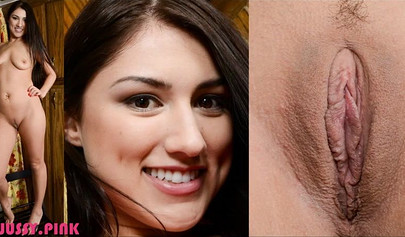 Hot teens show off their pretty faces and pussy lips