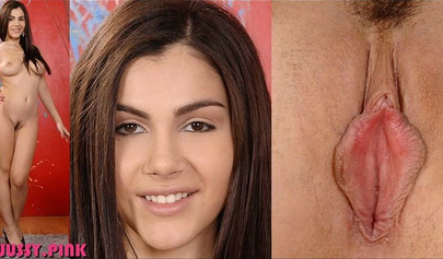 Hot teens show off their pretty faces and pussy lips