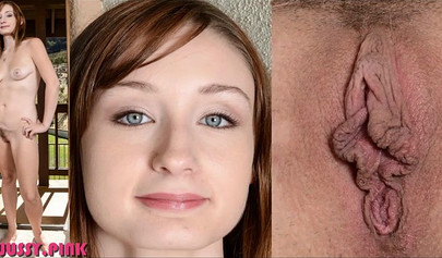 Hot teens show off their pretty faces and pussy lips