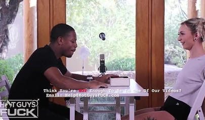 Charming Latina gets her delicious snatch penetrated deep by her inked boyfriend