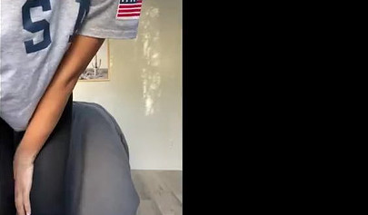 Hot 18 year old ebony gets her pussy oiled up and banged