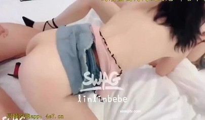 Two lusty Chinese teens get involved in a threesome with their classmate