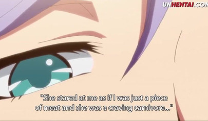 Huge boobed Hentai vixen rides her soaking wet cunt on a hard prick