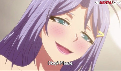 Huge boobed Hentai vixen rides her soaking wet cunt on a hard prick