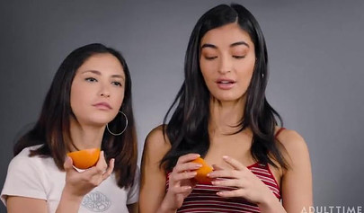 Teens Emily Willis & Jane Wilde eat each other's hot pussies to orgasm