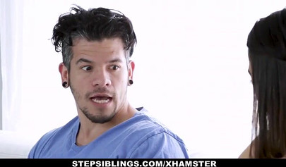 Crazy stallion almost caught fucking his teenage stepsister