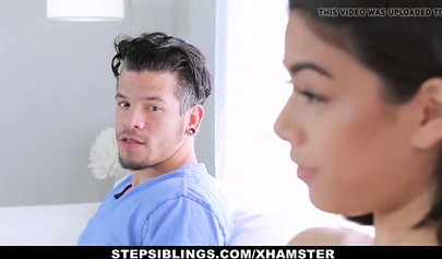 Crazy stallion almost caught fucking his teenage stepsister