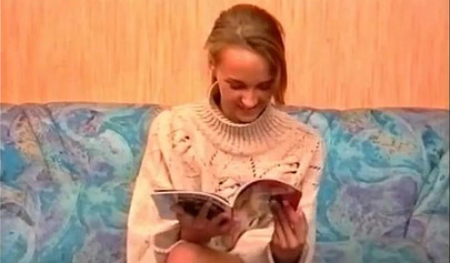 Adorable blonde teen gets interviewed and fucked at the casting