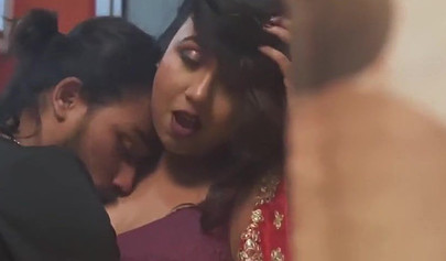 Sexy Indian brunette with perky tits drilled on the table