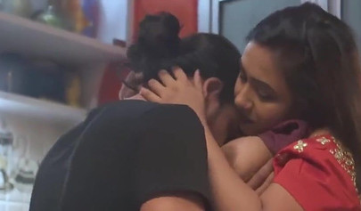 Sexy Indian brunette with perky tits drilled on the table