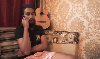 Sexy Indian brunette with perky tits drilled on the table