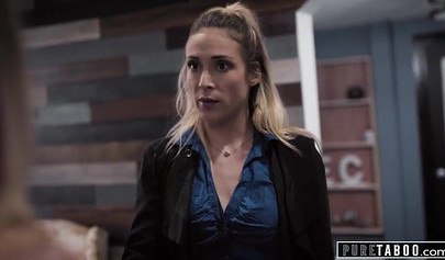 Horny Latina Alina Lopez gets a deep creampie on the couch