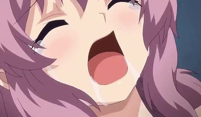 Petite anime hotties get creampied hard in swimsuits in a threesome