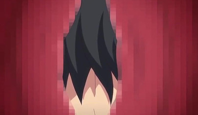 Petite anime hotties get creampied hard in swimsuits in a threesome