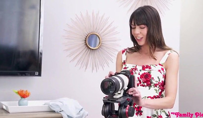 Slutty lesbian redhead gets creampied after deepthroating a big cock