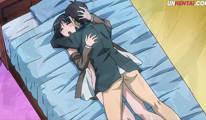 Gorgeous hentai schoolgirl with big tits gets pounded in missionary