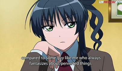 Gorgeous hentai schoolgirl with big tits gets pounded in missionary